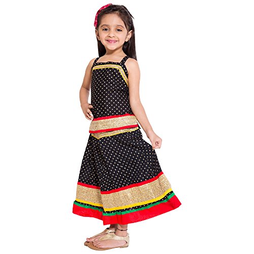 Image of DIAMO Ethnic Wear Traditional Style Lehenga Choli for Baby Girls