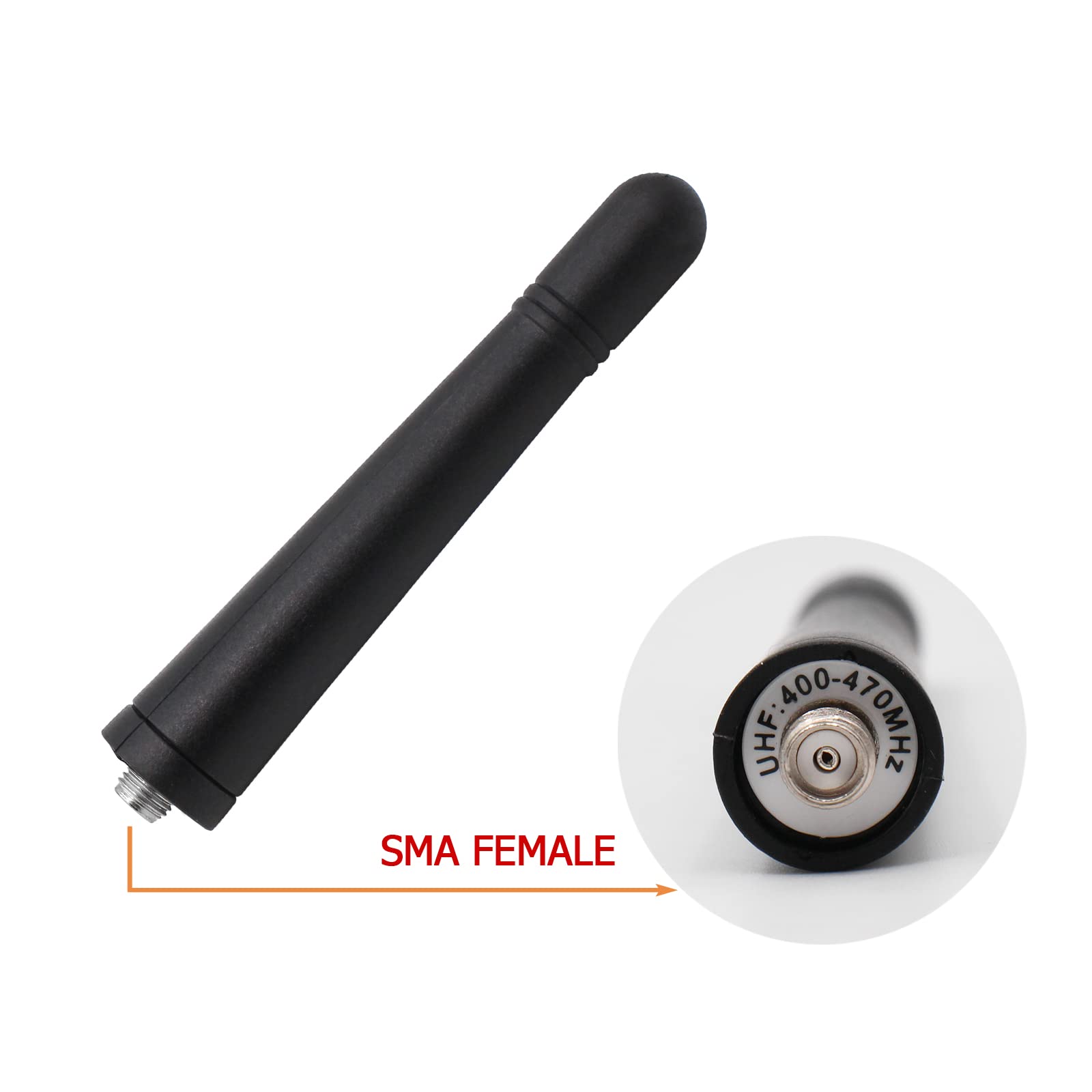 KRA-23 UHF 400-470 MHz antena kompatybilna z Kenwood Radio TK-3140 TK-3160 TK-3170 TK-3180 TK-380 TK-390 TK-3207 TK-3217 TK3300 TK3302 TK-3306 TK3312 Radio TK3260 TK3360 (3 sztuki)