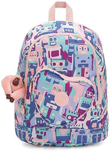 Kipling HEART BACKPACK Mochila con forma de corazón  Multicolor  Robot Camo Pink