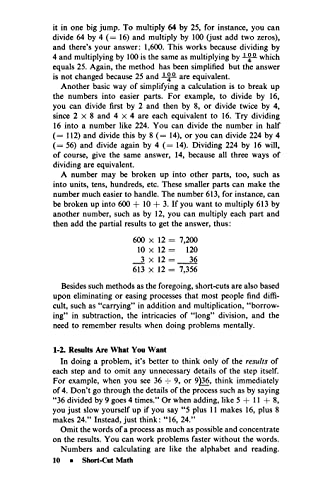 Short-Cut Math