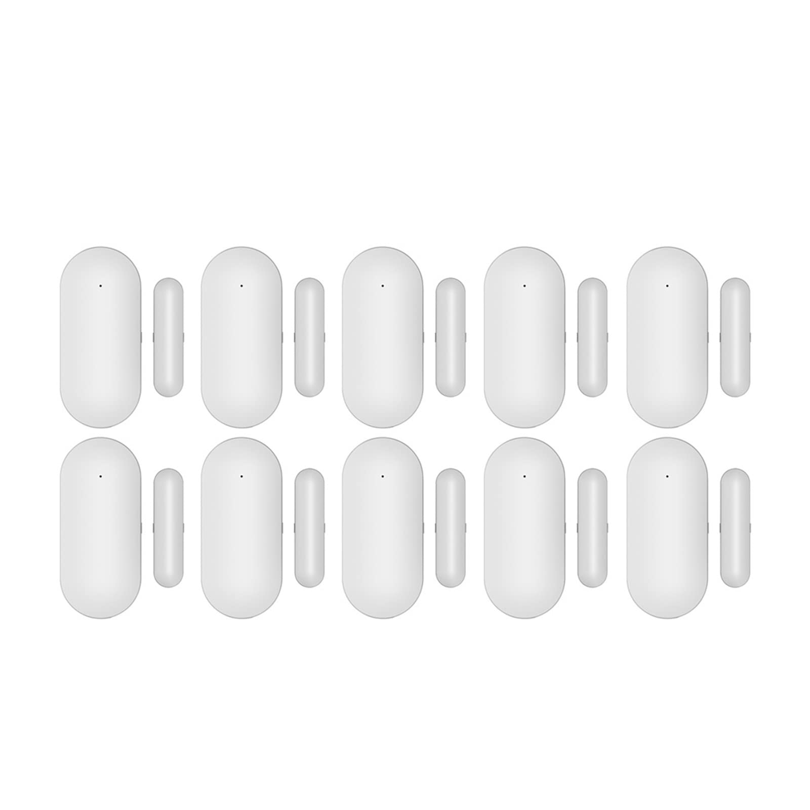 Sensores magnéticos PB68, Detector de Puerta inalámbrico, Sensor Ventana, aplicación for 433MHz, Seguridad for el hogar, Kits Alarma(10pcs)