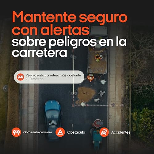 Miniatura 4 de OOONO Co-Driver 2 – Alertas de radares y peligros en Tiempo Real | sin suscripción | Recargable USB-C | Compatible con Apple CarPlay y Android Auto | fácil instalación y Uso intuitivo