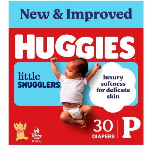 Image of Huggies Little Snugglers Diapers, Size Preemie, 30 Count