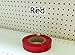 STORE FIXTURES DIRECT Decorative Gondola Shelving Vinyl Insert for Ticket Channel 130 FT. x 1.25 in. - Red