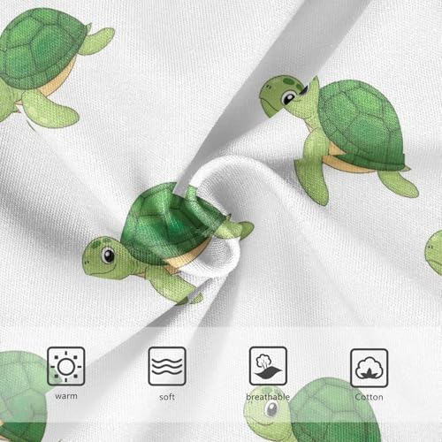 Joisal Print Girls Underwear Toddlers 2t Cotton Panties Little Girl Cute Cartoon Sea Turtles White Kids Briefs Undies3