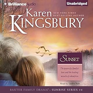 Sunset Audiolibro Por Karen Kingsbury arte de portada