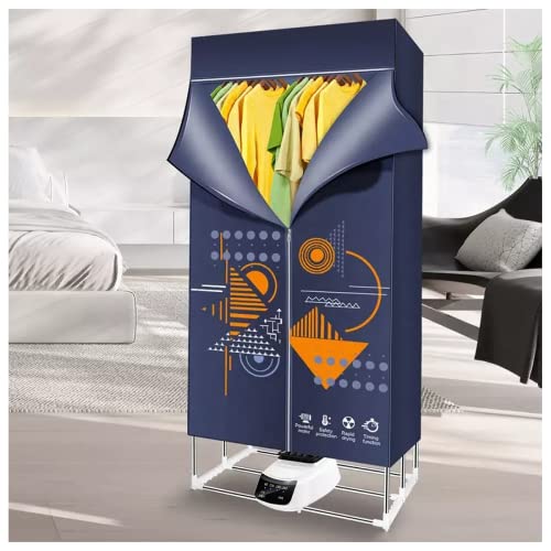 Foldable large capacity Heated Airers, Overheating Protection Fast Drying Drying Rack, Touch Screen Large Space Heated Electric Dryer Wet Weather,A