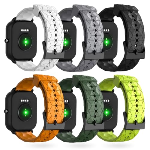 Correa deportiva de silicona 22mm compatible para smartwatch miniatura 1