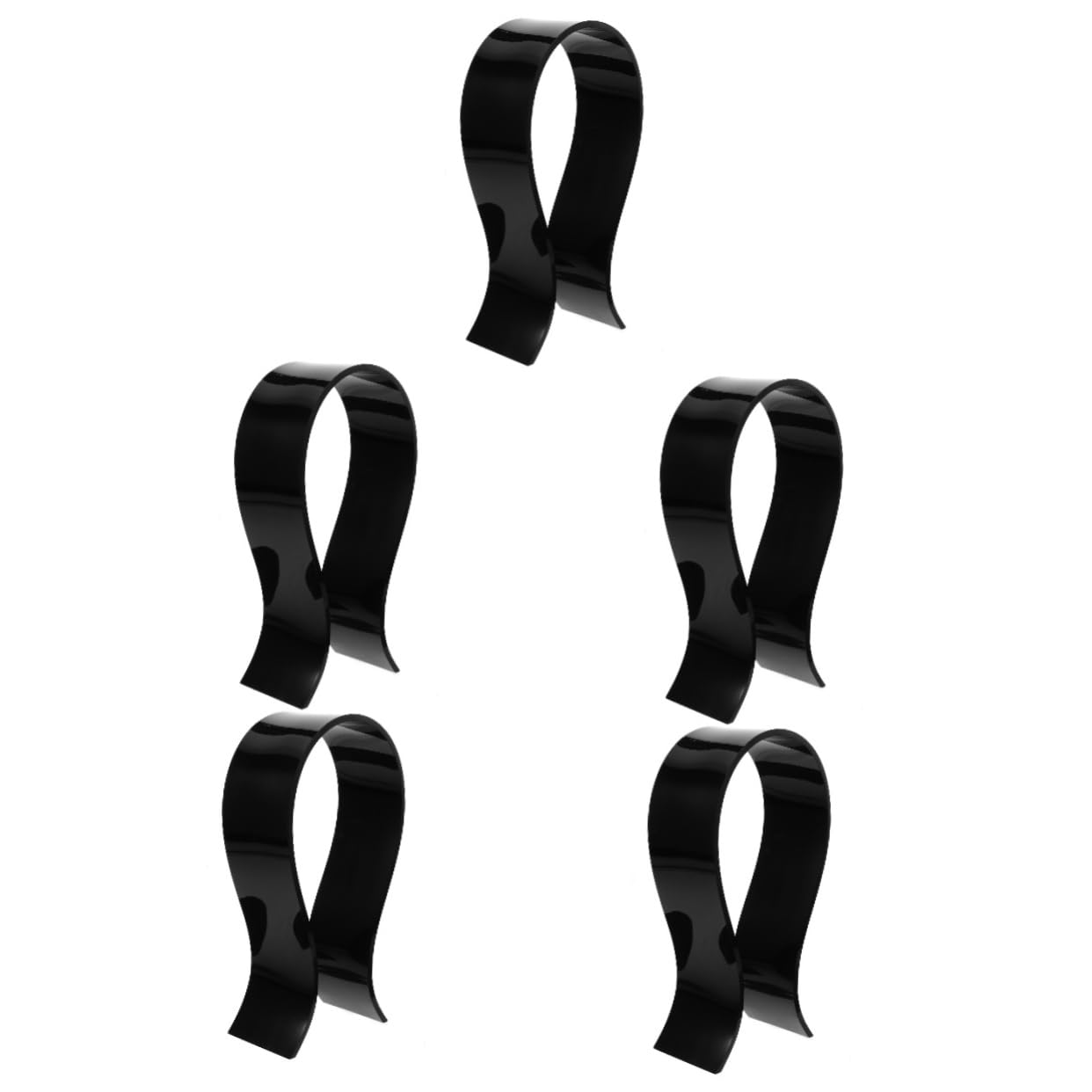 ULTECHNOVO 5piezas Soporte Para Auriculares De Escritorio Estante Minimalista Para Headset Organizador De Accesorios Montaje Rápido Diseño Elegante y Resistente Para Gaming y Oficina