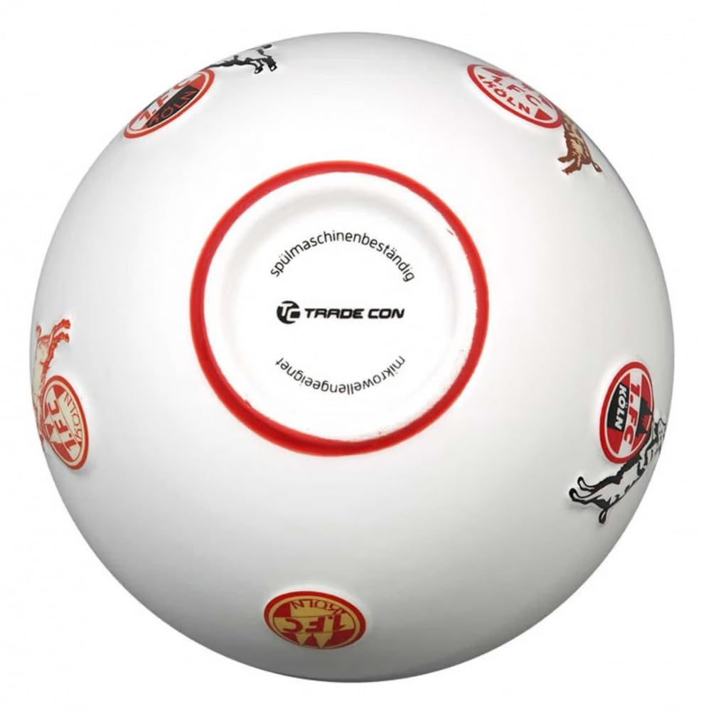 1. FC Köln Müslischale - Logo Historie - Schale Retro Logos