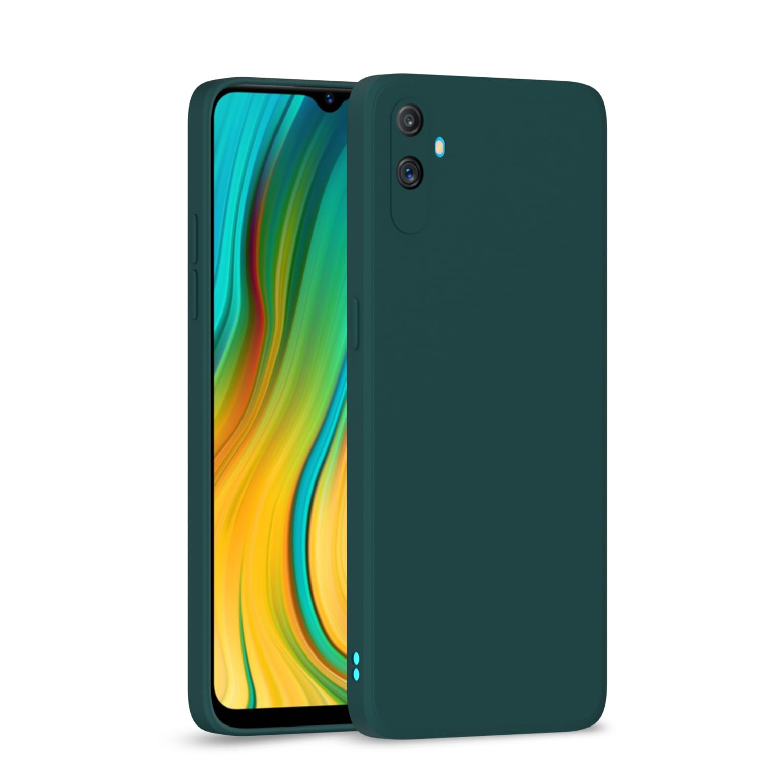 Pikkme Back Cover Camera Protection Shockproof Soft Matte Silicone Back Case for Realme C3 (Green) (B0DHTWLLG6) Amazon Price History, Amazon Price Tracker