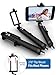 Premium 3-In-1 Bluetooth Selfie Stick (Powered by USA Technology) Plus Portable Charger/Power Bank For iPhone 7, 6, 5 - Get Perfect Selfies & HD Videos