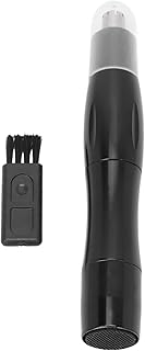 Aparador de pelos de nariz portátil, aparador elétrico de pelos do nariz, aparador de pelos do nariz para homens, removedor de pelos do nariz, babado facial indolor