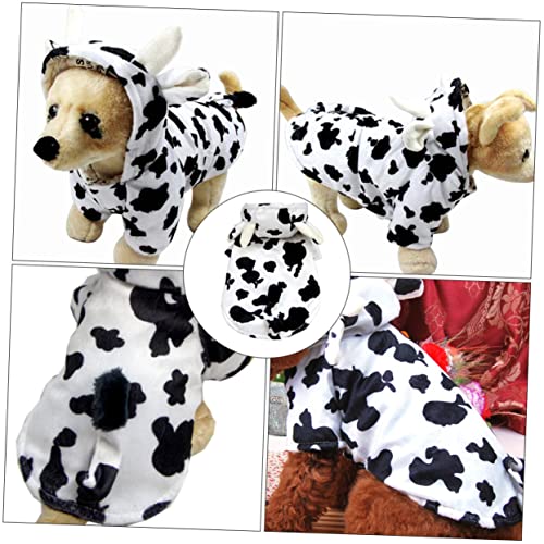 Disfraz de vaca para perros talla M YARNOW miniatura 3