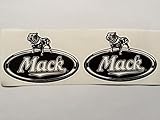 2 Mack Bulldog Die Cut Decals