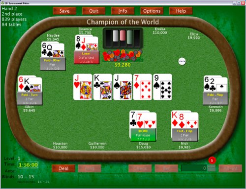 Tournament Poker: No Limit Texas Hold'em #TOP3
