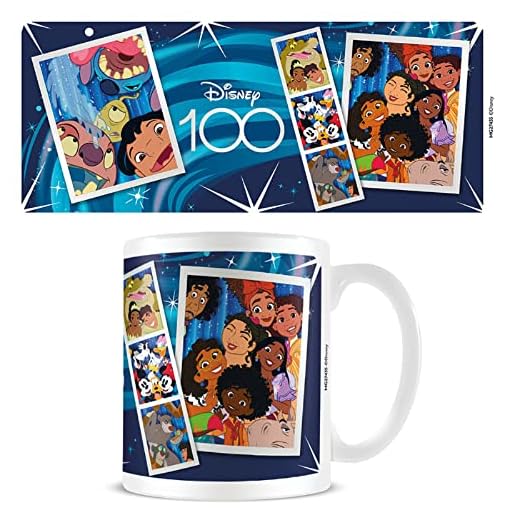 Pyramid International MG27435 - Taza de cerámica de Disney, diseño de cabina de fotos de Encanto y Mickey Mouse, capacidad de 11 onzas