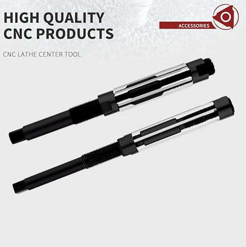 TICFOX Einstellbare Reibahle, Verstellbarer Hand Reibahle, Verstellbare Reibahle Handspannwerkzeug 6 Schneiden 64mm Länge 9SiCr 21-23mm Verstellbereich für Metall Materialien