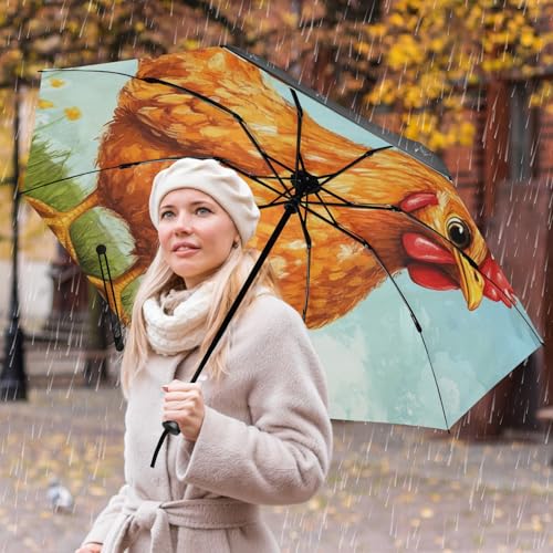 Parapluie compact de protection UV pour rester au sec en ville avec style