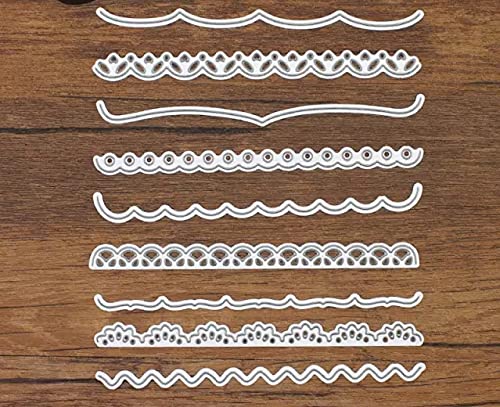 Lace Edges Border Metal Die Set for Scrapbooking