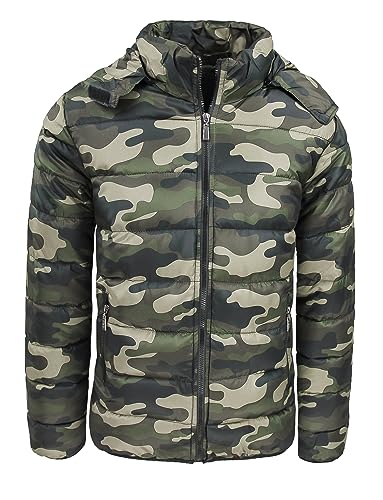 Veste en duvet homme militaire grande taille XXXL pour affronter le froid