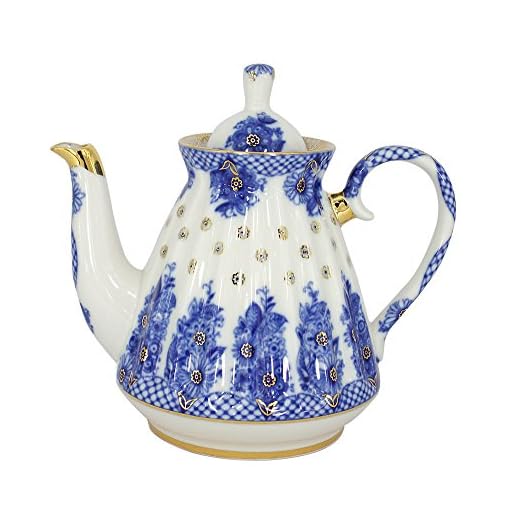 Lomonosov Théière en Porcelaine Radiant Panier 5 Tasse 708,7 Gram 750 Milliliters