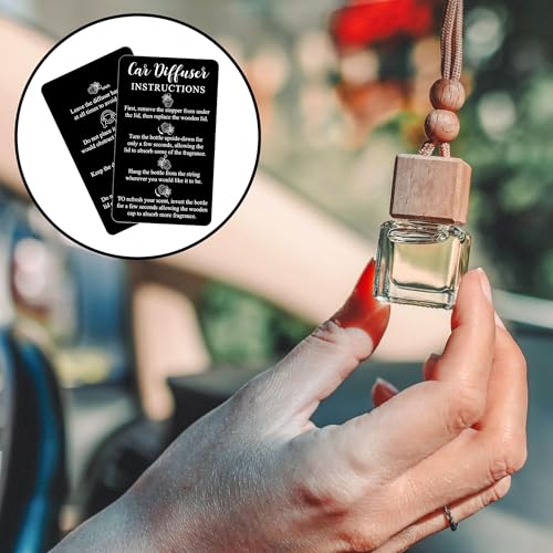 Accesorios difusores de coche con 240 tarjetas de instrucciones 2