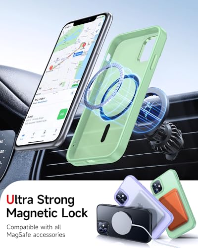 LeYi for iPhone-11 Phone Case with Screen Protector & Camera Cover Mint - image 3