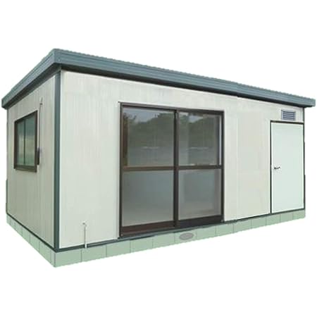 Amazon 物置 事務所 別宅 従業員宿舎に最適 プレハブキット10帖 3 560mm 4 530mm Bタイプ 物置 倉庫