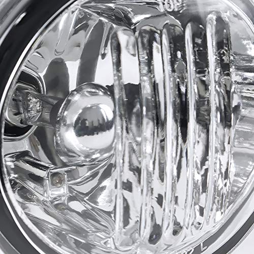 Carpartsinnovate Fits 03-08 Matrix Pontiac Vibe Base GT Clear Fog Lights Bumper Lamps+9006 Bulbs