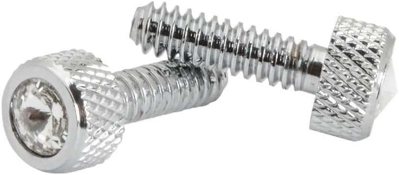 GG Grand General 67275 Chrome Dash Screw w/Red Crystal for Western Star Constellation