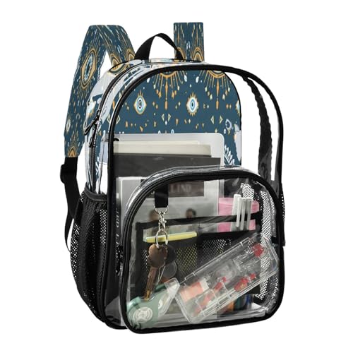 Mochila transparente resistente para evitar esperas en la seguridad del trabajo y escuela 2