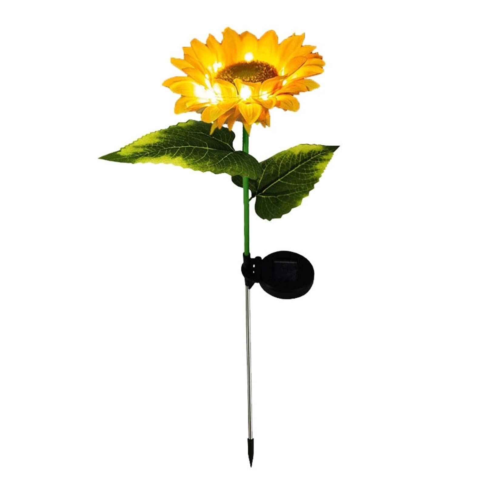 DELURA Luci solari a LED a forma di girasole Luci da giardino ricaricabili da 600 mAh Luci da esterno impermeabili for esterni for cortile di nozze (Color : 1PC)