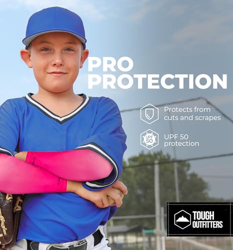 Sports Compression Arm Sleeves for Men & Women - Youth, Kids Arm Sleeve Baseball - Volleyball Sleeves & Basketball Sleeve3