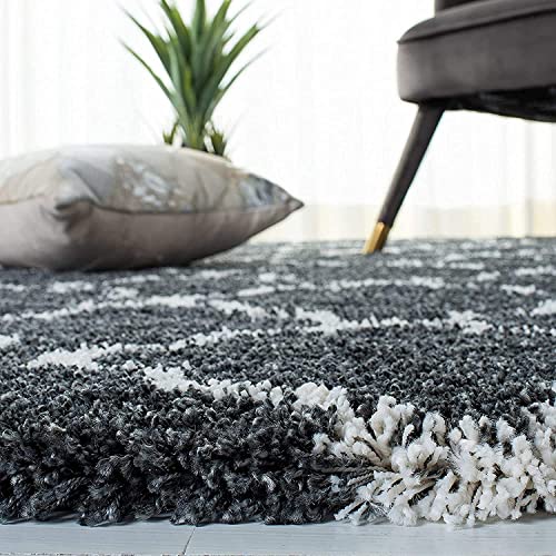Image of 3x5 feet Soft Area Rug for Living Room and Bedroom, Modern Indoor Floor Carpet with Non-Slip Backing, Comfortable Decorative Home Decor Rug, Easy Clean & Durable- (Grey M II, Rectangular)