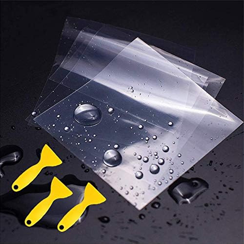 AnyCubic Photon Premium FEP Film (4-Pack) for UV 3D Printers 200mm x 140mm x.0.15mm Thick Also for Wanhao/EPAX/Creality SLA Printers - 3 Replacement Plastic Spatulas by F1rst Layer