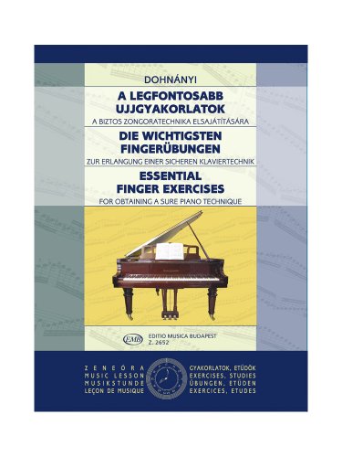 楽天 無料電子書籍 ドホナーニ: 指の練習/ムジカ・ブダペスト社/ピアノ・ソロ バイ