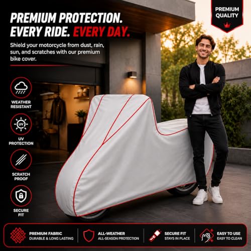 Image of My NEW Covers 100% Water Resistance MT-15 Bike Cover | Taffeta Body Cover for Rain & Sun | UV Protection, Dustproof, Scratch Resistant, Windproof, Heat Resistant, Vehicle Specific Fit