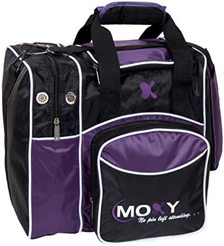 Moxy Duckpin Deluxe Tote Bowling Bag- Purple/Black