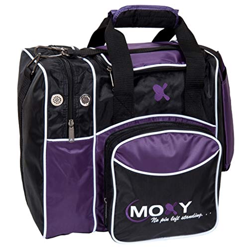 Moxy Duckpin Deluxe Tote Bowling Bag- Purple/Black #TOP8