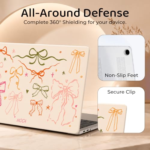 Image of MOCA Case Compatible with MacBook Air 13 inch M5 M4 M3 M2 2026-2022 Hardshell Cover for MacBook Air 13.6, A3449 A3240 A3113 A268