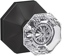 Vista 11 de Schlage Custom FC21 ALX 716 COL Alexandria - Pomo de cristal con moldura Collins para pasillos y cerraduras de cama, bronce envejecido