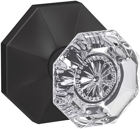 Miniatura 11 de Schlage Custom FC21 ALX 716 COL Alexandria - Pomo de cristal con moldura Collins para pasillos y cerraduras de cama, bronce envejecido