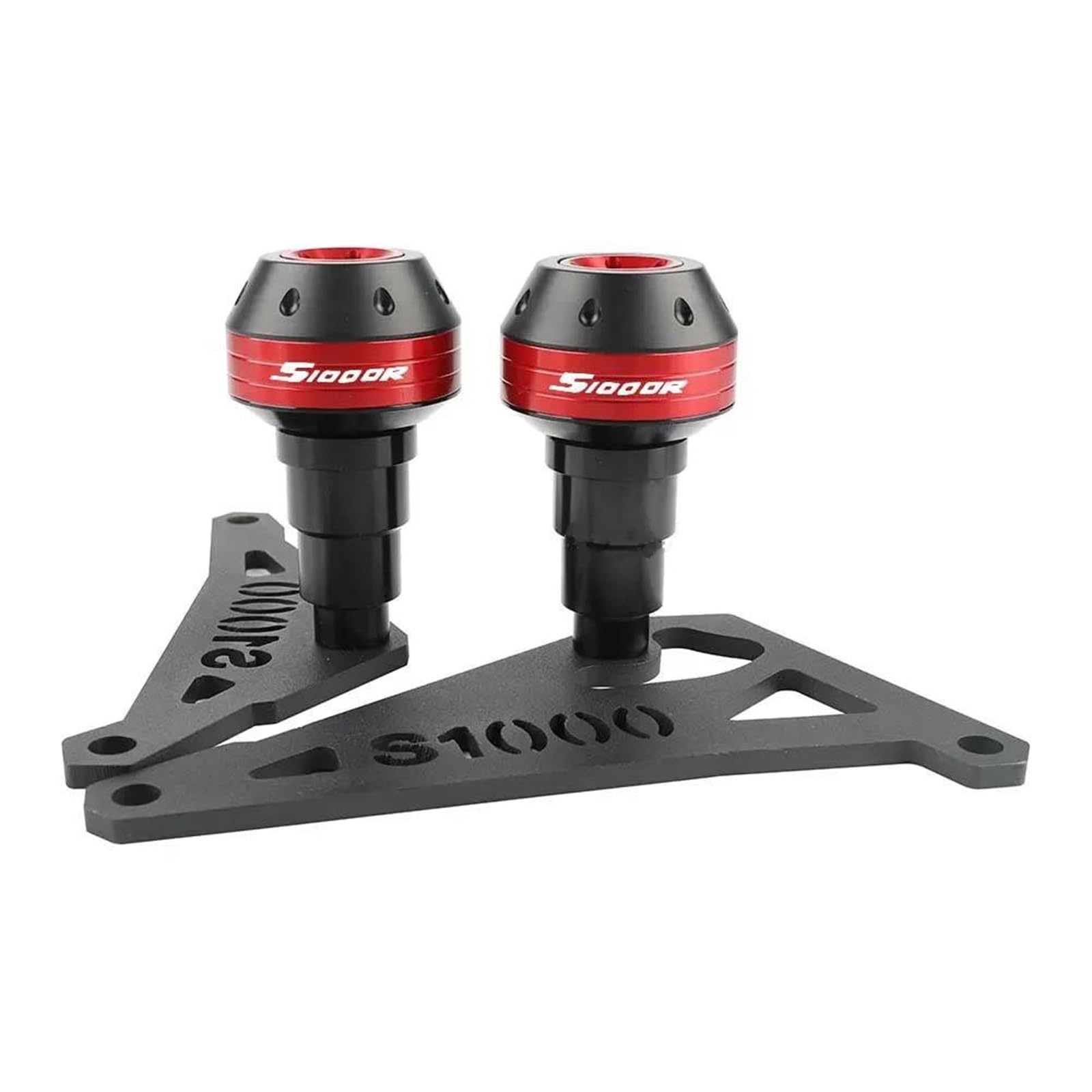 Motorrad-Sturzpads, Sturzpad, Rahmengleiter, Kollisionsschutz Für BMW S1000R S 1000R S1000 R 2014-16 19-20 Rahmen-Sturzpads(ROT,X-1)