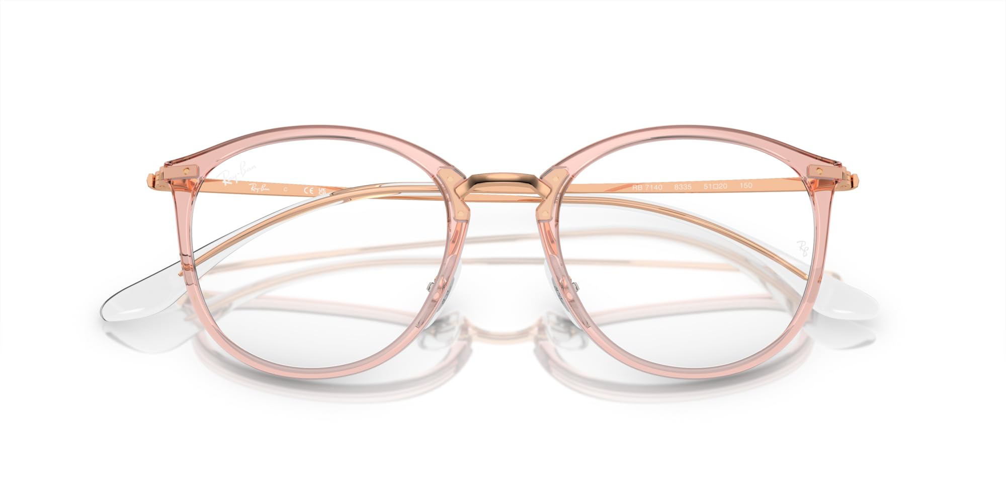 Ray-Ban RX7140 kwadratowe oprawki do okularów na receptę