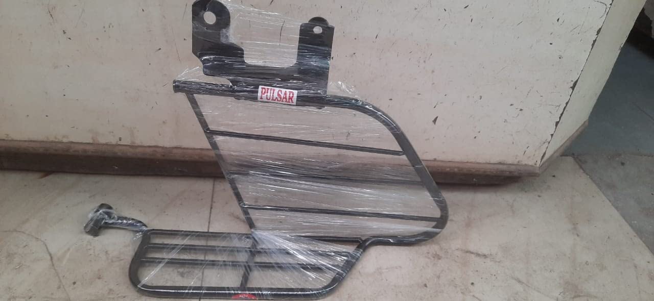 YASH ENTERPRISES Heavy Pulsar Bike Side Guard & Saree Guard with Ladies Foot Black for - Pulsar 150 DTS - i-picture-20