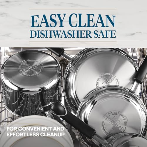 Farberware Brilliance Stainless Steel Cookware Set, 10-Piece - image 7