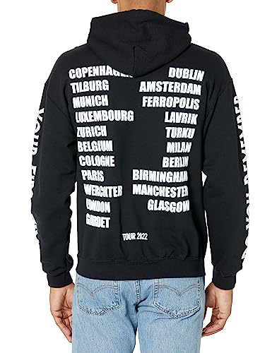 THE KID LAROI Unisex-Adult Lips Black Hoodie2