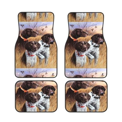 Alfombrillas para coche antideslizantes contra manchas juego de neopreno Pointer Alemán
