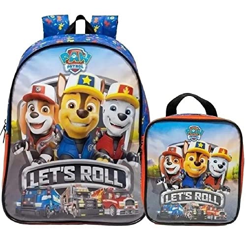 Kit Mochila de Costas+Lancheira Patrulha Canina 16 X2 Xeryus